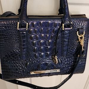 Dark Blue Brahmin Crossbody/Handbag